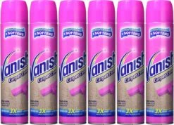 Vanish Powerfoam Nettoyant Pour Tapis - 6 X 600 Ml - Conditionnement Avantageux