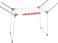 SÉCHOIR PLIANT - Pas Moins De 20 Mètres De Longueur De Séchage - SÉCHOIR ROBUSTE ET COMPACT - Tubes Extra Robustes De La Plus Haute Qualité - Séchoir à Chaussettes Compact à Ranger - LaundrySpecialist®