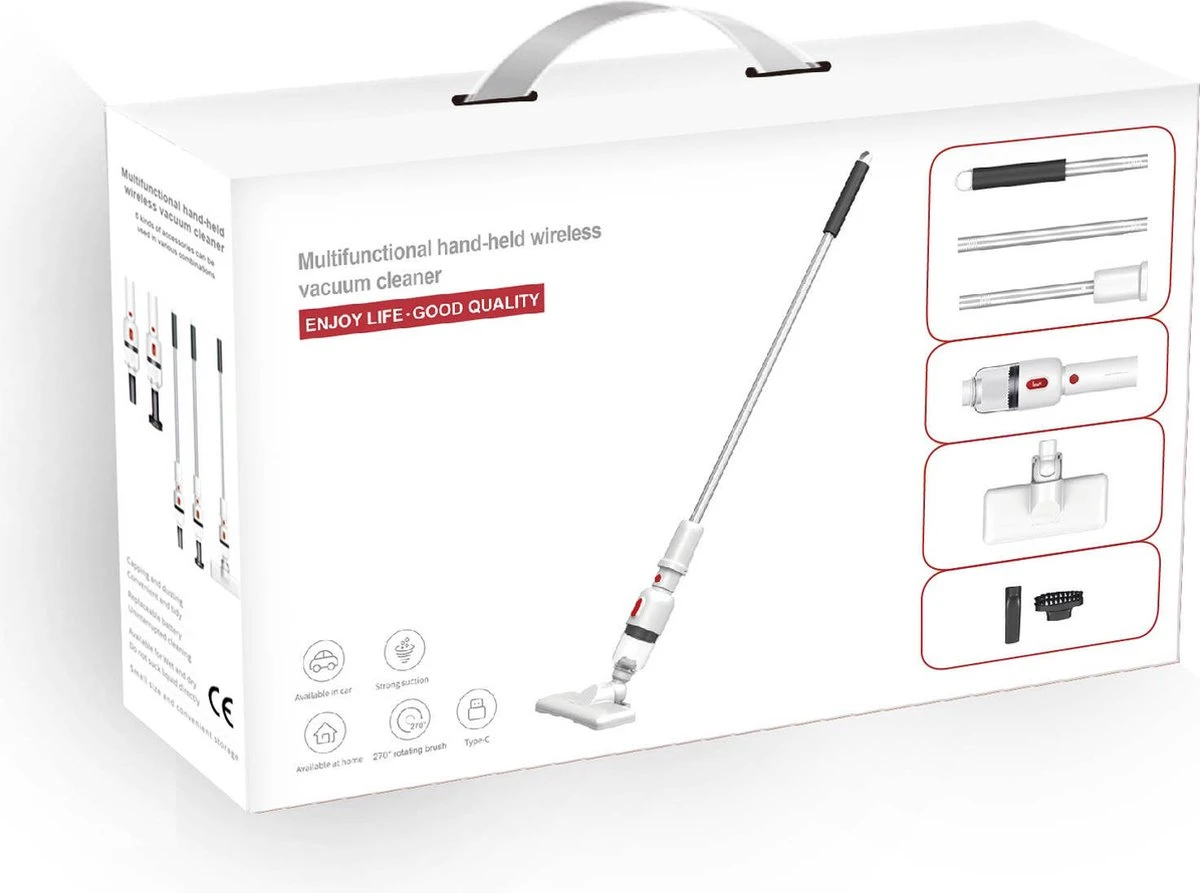 Aspirateur Compact - Aspirateur Sans Fil - A Main - Aspirateur De Voiture - Aspirateur Avec Fonction De Nettoyage 8 Aspirateur Compact - Aspirateur Sans Fil - A Main - Aspirateur De Voiture - Aspirateur Avec Fonction De Nettoyage – Image 6