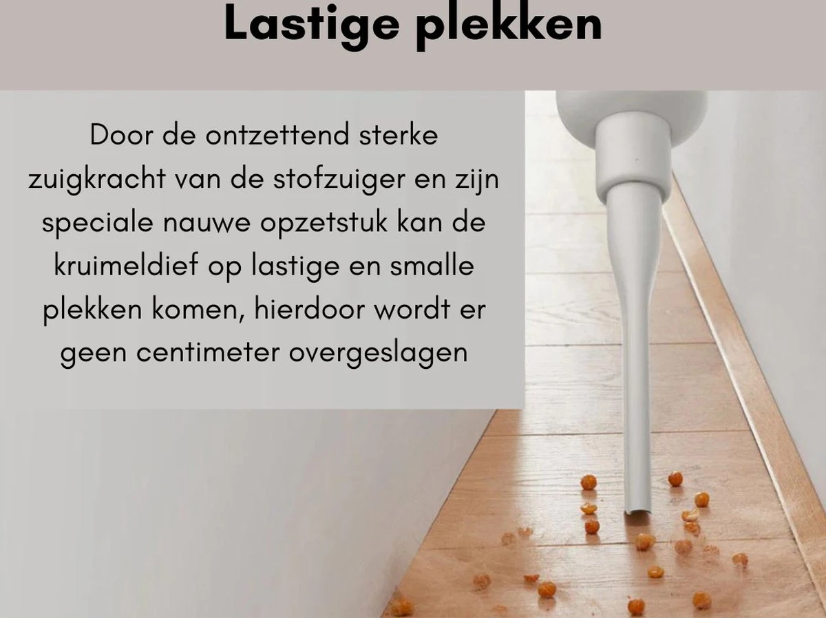 Beekit Aspirateur Balai Avec Cordon - Aspirateur à Main Avec Balai - Aspirateur à Main Best Ventes - Aspirateur à Main - Wit 7 Beekit Aspirateur Balai Avec Cordon - Aspirateur à Main Avec Balai - Aspirateur à Main Best Ventes - Aspirateur à Main - Wit – Image 5