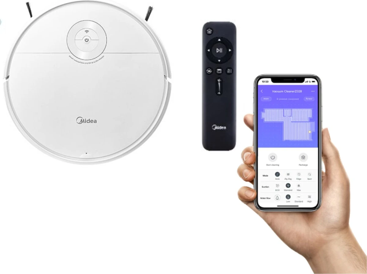 Robot Aspirateur - Robot Aspirateur Avec Station De Charge - Robot Aspirateur Pour Animaux Domestiques De Compagnie - Robot Aspirateur Avec Fonction De Nettoyage - Incl App Et Télécommande - Wit 4 Robot Aspirateur - Robot Aspirateur Avec Station De Charge - Robot Aspirateur Pour Animaux Domestiques De Compagnie - Robot Aspirateur Avec Fonction De Nettoyage - Incl App Et Télécommande - Wit – Image 2