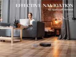 Phaseras Home E25 - Aspirateur Robot WiFi Avec Station De Charge - 2600PA - Jusqu'à 150 Minutes D'autonomie - Zwart -Nettoyage Produits Boutique 1200x902 3