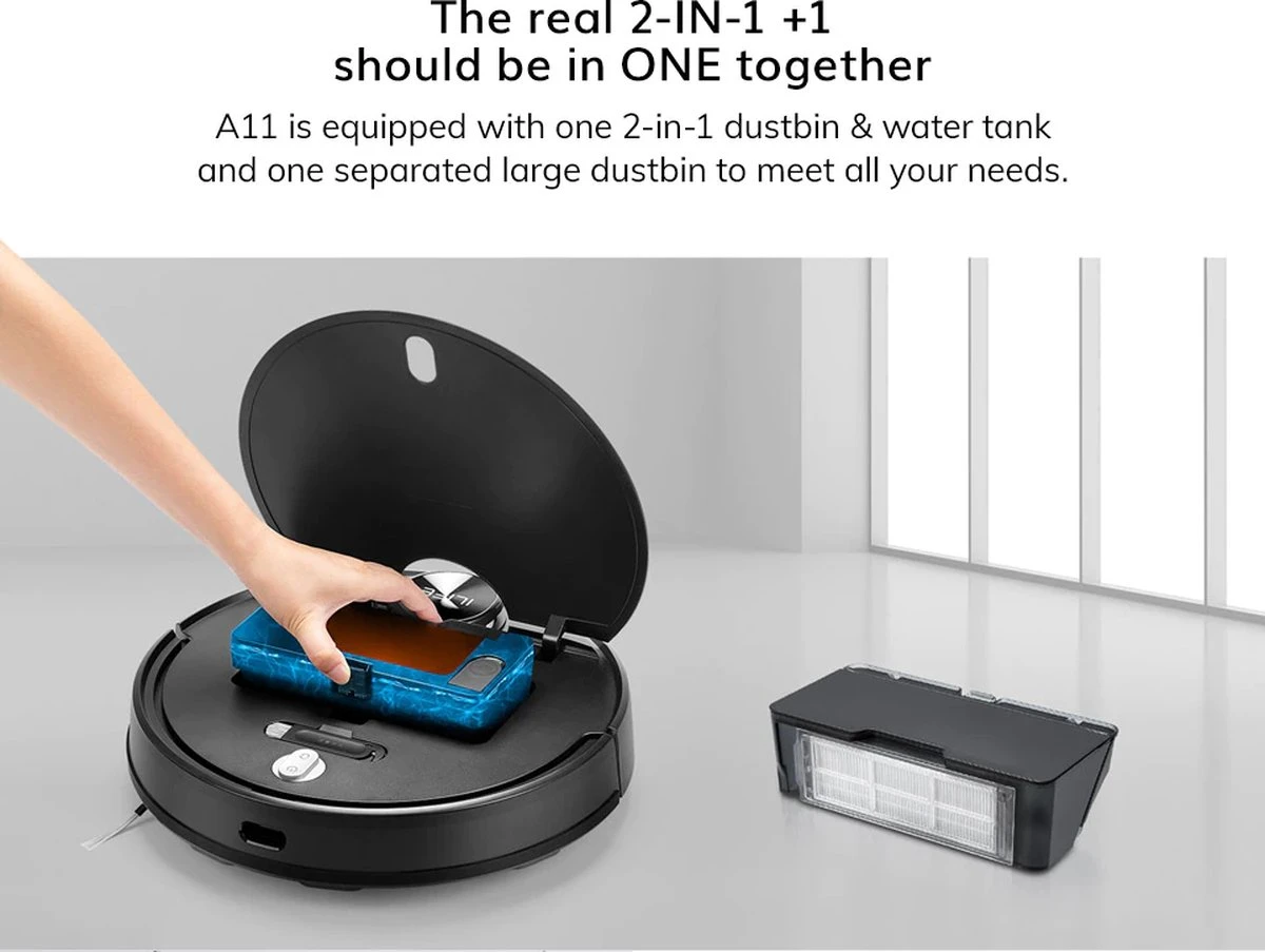 Aspirateur Robot Ilife - Avec Navigation Intelligente - Incl. Station De Charge - Aspirateur Sans Sac - Avec Fonction De Nettoyage - Aspirateur Robot - Zwart - Incl. Application 20 Aspirateur Robot Ilife - Avec Navigation Intelligente - Incl. Station De Charge - Aspirateur Sans Sac - Avec Fonction De Nettoyage - Aspirateur Robot - Zwart - Incl. Application – Image 18