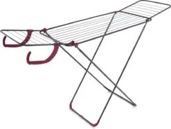 Perilla Sabina Séchoir Pliable 2 En 1 | Extra Avec Grille De Séchage Amovible Pour Radiateur | 17,5 M De Longueur De Séchage | Penderie | Acier | Anthracite