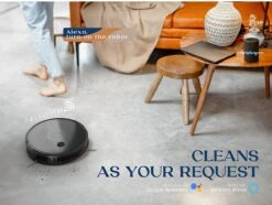 Phaseras Home E25 - Aspirateur Robot WiFi Avec Station De Charge - 2600PA - Jusqu'à 150 Minutes D'autonomie - Zwart -Nettoyage Produits Boutique 1200x905 3