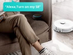 Aspirateur Robot 360 S8 Avec Fonction De Nettoyage - Avec Station De Charge - Système De Navigation Laser - Smart Control - Wit -Nettoyage Produits Boutique 1200x909 2