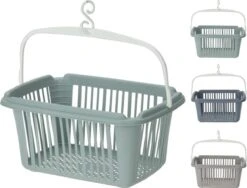 Panier à Pinces à Linge - Panier à Pinces à Linge - Plateau à Pinces à Linge - Pochette à Pinces à Linge - Faire La Lessive - Panier/plateau - Ménage - Aurora 25x18x1,2cm - (1 Pièce) Assorti