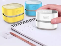 WiseGoods Luxe Mini Aspirateur Sans Fil - USB - Nettoyage - Nettoyage - Brossage - Brosse De Nettoyage - Aspirateurs - Wit -Nettoyage Produits Boutique 1200x918