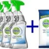 Dettol Cleaning Wipes Inodore - 80 Lingettes + Dettol Multi Cleaner Spray - Nettoyant Tout Usage - 3x 500 Ml -Nettoyage Produits Boutique 1200x921 2
