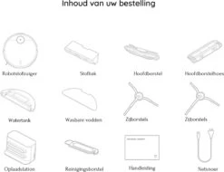 Aspirateur Robot Thuys - Robots Aspirateurs Avec Fonction De Nettoyage - Navigation Laser Et Smart Wifi Control - Robot Aspirateur - Sans Sac - Wit - 200ml -Nettoyage Produits Boutique 1200x922 1