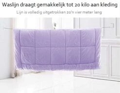 XYZ Goods - Corde à Linge Extensible - Robuste - Acier Inoxydable - Corde à Linge - Fil De Corde à Linge - Pour L'intérieur Et L'extérieur - Corde à Linge à Rouleaux - Rétractable - Camping - Outil Pratique - Rose -Nettoyage Produits Boutique 1200x927 2