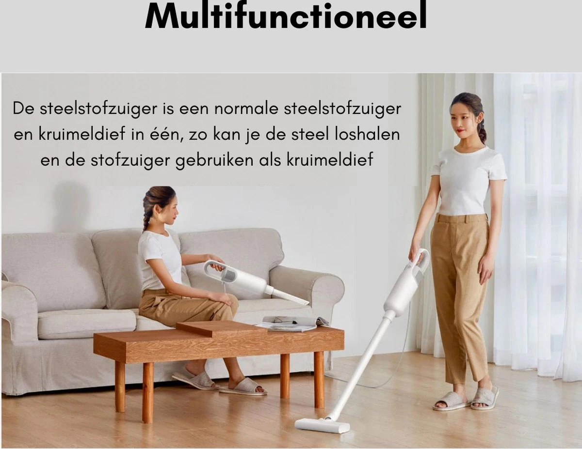 Beekit Aspirateur Balai Avec Cordon - Aspirateur à Main Avec Balai - Aspirateur à Main Best Ventes - Aspirateur à Main - Wit 8 Beekit Aspirateur Balai Avec Cordon - Aspirateur à Main Avec Balai - Aspirateur à Main Best Ventes - Aspirateur à Main - Wit – Image 6