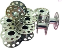 Bijoux By Ive - 10 Bobines De Machine à Coudre En Métal Adaptées à Presque Toutes Les Machines à Coudre