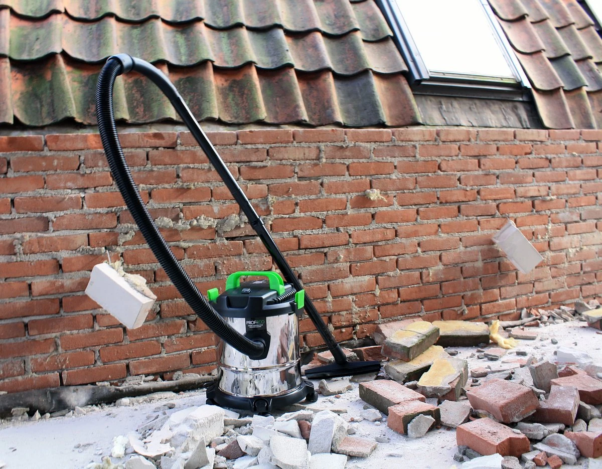 Aspirateur De Construction En Acier Inoxydable Profeco 1000W - 12 Litres - Aspirateur à Eau - Accessoires De Vêtements Pour Bébé Inclus 5 Aspirateur De Construction En Acier Inoxydable Profeco 1000W - 12 Litres - Aspirateur à Eau - Accessoires De Vêtements Pour Bébé Inclus – Image 3