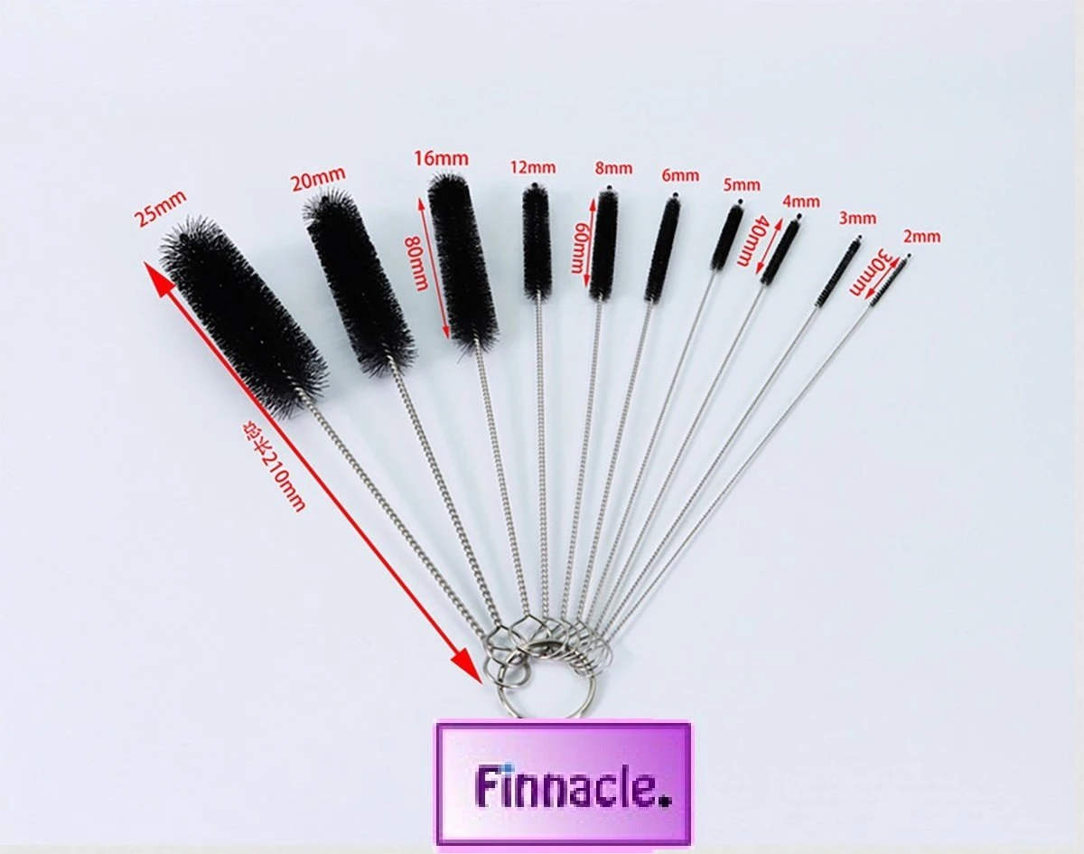 Brosses De Nettoyage | 10 Pièces | Nettoyage | Mini Brosses | Set| Nettoyant Pour Tubes | Nettoyant Pour Bouteilles | Raggers | Blanc 7 Brosses De Nettoyage | 10 Pièces | Nettoyage | Mini Brosses | Set| Nettoyant Pour Tubes | Nettoyant Pour Bouteilles | Raggers | Blanc – Image 5