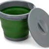 Seau Pliable De 5 Litres Avec Couvercle Et Poignée Seau Pliable De 5 Litres Pour Le Camping, La Pêche, Le Nettoyage, Etc. Petit Seau à Eau Pliable En Plastique Et Silicone Gris/vert -Nettoyage Produits Boutique 1200x954 5