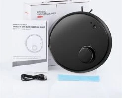 Robot Aspirateur Avec Stérilisation Lampe UV - Serpillière Humide À Droog - Désinfection Smart - Balayeuse - Nettoyage De Tapis - Zwart / Wit -Nettoyage Produits Boutique 1200x965 2