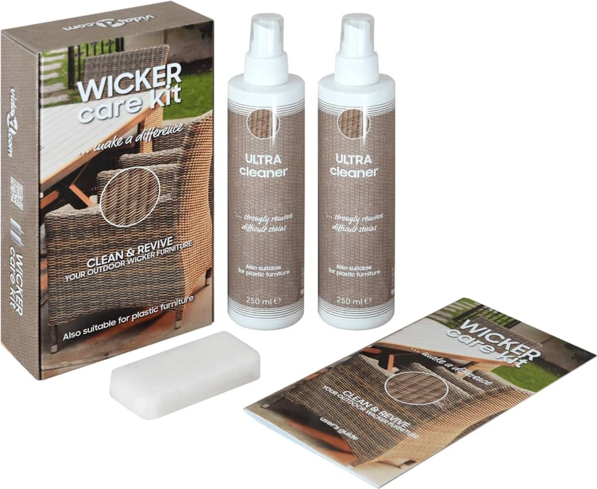 VidaXL Kit D'entretien Pour Meubles De Jardin En Rotin Et Textilène 2x250 Ml 4 VidaXL Kit D'entretien Pour Meubles De Jardin En Rotin Et Textilène 2x250 Ml – Image 2
