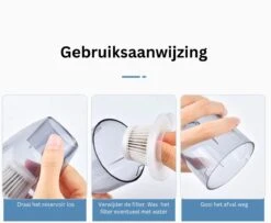 Aspirateur à Main à Forte Aspiration - Aspirateur Sans Fil - Aspirateur à Main - Aspirateur De Voiture - Avec 3 Buses - Noir -Nettoyage Produits Boutique 1200x987