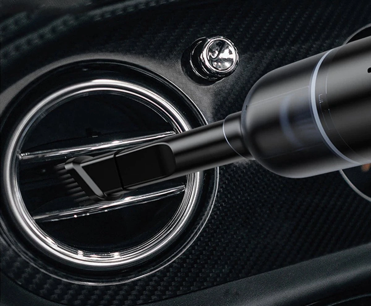 Aspirateur De Voiture Sans Fil - Mini Aspirateur - Rechargeable Rapidement - Portatif - Convient Pour La Voiture Et La Maison - Puissant - Zwart 7 Aspirateur De Voiture Sans Fil - Mini Aspirateur - Rechargeable Rapidement - Portatif - Convient Pour La Voiture Et La Maison - Puissant - Zwart – Image 5