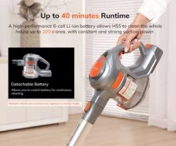 Aspirateur Balai ILife Aspirateurs-balais H55 - Aspirateur Balai Sans Fil - Aspirateurs Balais - Aspirateur Balai Sans Fil - Aspirateur Sans Sac - Aspirateur - Lampes LED Intégrées -Nettoyage Produits Boutique 1200x998 1