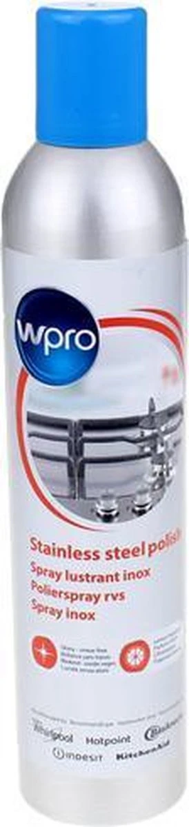 WPRO Cleaner Spray De Polissage Pour Surfaces En Acier Inoxydable / INOX 484000008495 3 WPRO Cleaner Spray De Polissage Pour Surfaces En Acier Inoxydable / INOX 484000008495