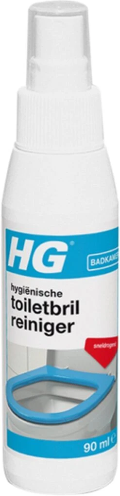 HG - Nettoyant Rapide Pour Siège De Toilette - Flacon Pulvérisateur - 100 Ml - 2 Pièces!