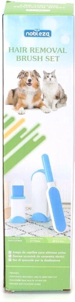 Nobleza Brosse à Peluches Autonettoyante - Brosse à Vêtements - Brosse à épiler - Brosse à Poils D'animaux - Rouleau à Vêtements - Rouleau à Peluches - Rouleau à Peluches - Rouleau à Poussière - Brosse à Meubles - 2 Pièces 11 Nobleza Brosse à Peluches Autonettoyante - Brosse à Vêtements - Brosse à épiler - Brosse à Poils D'animaux - Rouleau à Vêtements - Rouleau à Peluches - Rouleau à Peluches - Rouleau à Poussière - Brosse à Meubles - 2 Pièces -Nettoyage Produits Boutique 301x1200