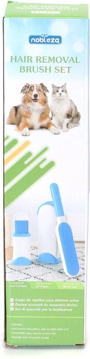 Nobleza Brosse à Peluches Autonettoyante - Brosse à Vêtements - Brosse à épiler - Brosse à Poils D'animaux - Rouleau à Vêtements - Rouleau à Peluches - Rouleau à Peluches - Rouleau à Poussière - Brosse à Meubles - 2 Pièces 5 Nobleza Brosse à Peluches Autonettoyante - Brosse à Vêtements - Brosse à épiler - Brosse à Poils D'animaux - Rouleau à Vêtements - Rouleau à Peluches - Rouleau à Peluches - Rouleau à Poussière - Brosse à Meubles - 2 Pièces – Image 3
