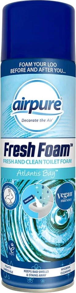 Nettoyant WC Mousse Fraîche Airpure Atlantis Bay 500 Ml