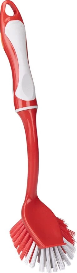 Dirt Devil Kit De Nettoyage 6 Pièces - Brosse à Vaisselle / Laveur à Main / Balai Doux Avec Manche / Pelle à Poussière Et Pelle à Poussière - Rouge / Grijs -Nettoyage Produits Boutique 338x1200 1