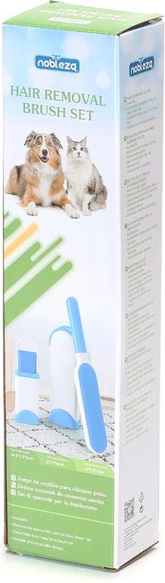 Nobleza Brosse à Peluches Autonettoyante - Brosse à Vêtements - Brosse à épiler - Brosse à Poils D'animaux - Rouleau à Vêtements - Rouleau à Peluches - Rouleau à Peluches - Rouleau à Poussière - Brosse à Meubles - 2 Pièces 4 Nobleza Brosse à Peluches Autonettoyante - Brosse à Vêtements - Brosse à épiler - Brosse à Poils D'animaux - Rouleau à Vêtements - Rouleau à Peluches - Rouleau à Peluches - Rouleau à Poussière - Brosse à Meubles - 2 Pièces – Image 2