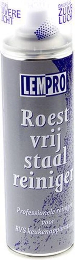 Nettoyant Inox Lempro - 1x Aérosol 200ml - Nettoyant Inox Pour Hottes, Réfrigérateurs, Fours Et Parois Arrière