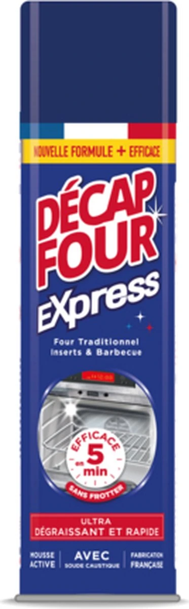 DECAP FOUR Mousse Nettoyante Ultra Dégraissante Pour Inserts Four Et Barbecue 2x500ml 3 DECAP FOUR Mousse Nettoyante Ultra Dégraissante Pour Inserts Four Et Barbecue 2x500ml