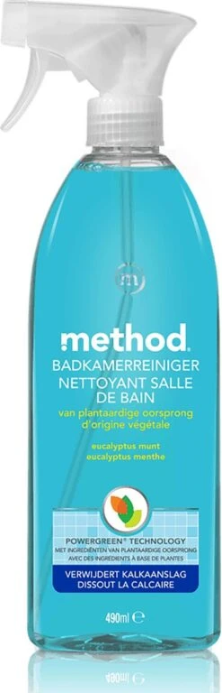 Method - Salle De Bain + Cuisine + Nettoyant Tout Usage Spray écologique Pamplemousse Rose 3x 490ml -Nettoyage Produits Boutique 386x1200 1