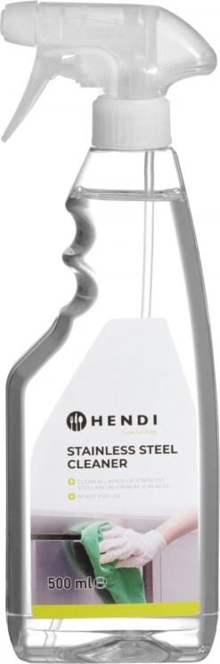 Hendi Nettoyant Pour Acier Inoxydable - Vaporisateur Avec Vaporisateur - Produit D'Entretien Professionnel Pour Acier Inoxydable - 0 Litre