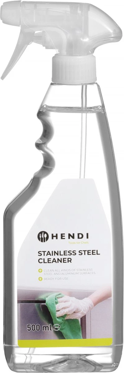 Hendi Nettoyant Pour Acier Inoxydable - Vaporisateur Avec Vaporisateur - Produit D'Entretien Professionnel Pour Acier Inoxydable - 0 Litre 3 Hendi Nettoyant Pour Acier Inoxydable - Vaporisateur Avec Vaporisateur - Produit D'Entretien Professionnel Pour Acier Inoxydable - 0 Litre