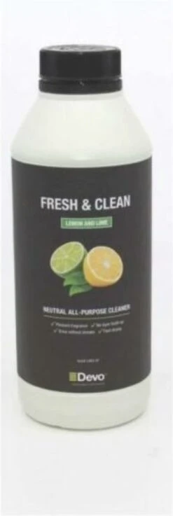 Devonatural Nettoyant Parquet Fresh&clean Citron Et Citron Vert 1 Litre