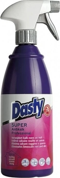 Dasty Professional Super Anti-calcaire | Élimine La Chaux, La Rouille Et La Saleté Tenace | 750 ML