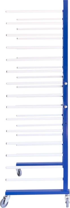 Chariot De Séchage De Peinture Etendoir De Séchage Etendoir De Séchage De Peinture - Réglable - 15 Couches De Séchage - Roues Pivotantes - Blauw - Capacité De Charge De 300 Kg -> 20 Kg Par Couche -Nettoyage Produits Boutique 406x1200