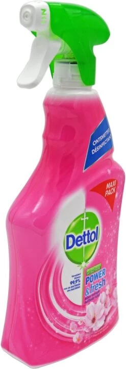 Dettol - Spray Nettoyant Tout Usage - Fleur De Cerisier - Power & Fresh Multi - Élimine 99,9% De Toutes Les Bactéries - Maxi-pack 750 Ml - -Nettoyage Produits Boutique 410x1200 1