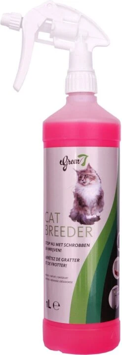 Green7 Cat Breeder All Clean - Agent De Nettoyage Biodégradable Pour Bacs à Bacs à Litière, Chenils, Mangeoires De Nourriture, Etc. - 1 Litre