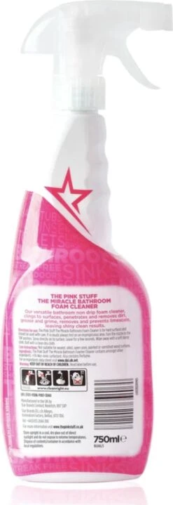 The Pink Stuff - Nettoyant Salle De Bain - 2 X 750 Ml - Pack économique -Nettoyage Produits Boutique 412x1200 3