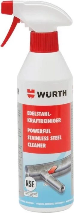 Nettoyant Pour Acier Inoxydable Wurth Nettoyant Puissant Pour Acier Inoxydable NSF 500 Ml