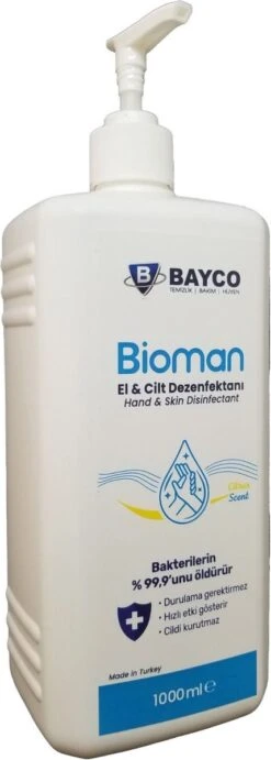 Spray Désinfectant Bioman 4x 5l - Spray Désinfectant 4x5L Pour Surfaces - Nettoyant Rapide Des Matériaux - Efficace Contre Les Virus - économique à Utiliser