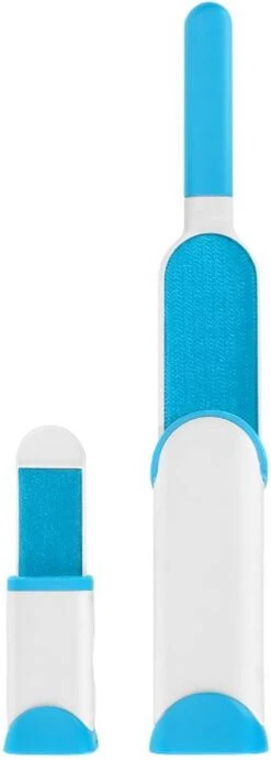 Nobleza Brosse à Peluches Autonettoyante - Brosse à Vêtements - Brosse à épiler - Brosse à Poils D'animaux - Rouleau à Vêtements - Rouleau à Peluches - Rouleau à Peluches - Rouleau à Poussière - Brosse à Meubles - 2 Pièces