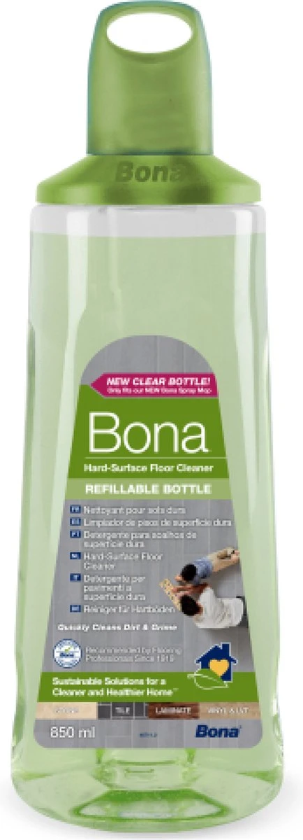 Bona Hard Floor, Tile & Parquet Stratifié Cleaner Cartridge - Premium Spray Mop - Natuursteen Cleaner - PVC Cleaner 3 Bona Hard Floor, Tile & Parquet Stratifié Cleaner Cartridge - Premium Spray Mop - Natuursteen Cleaner - PVC Cleaner