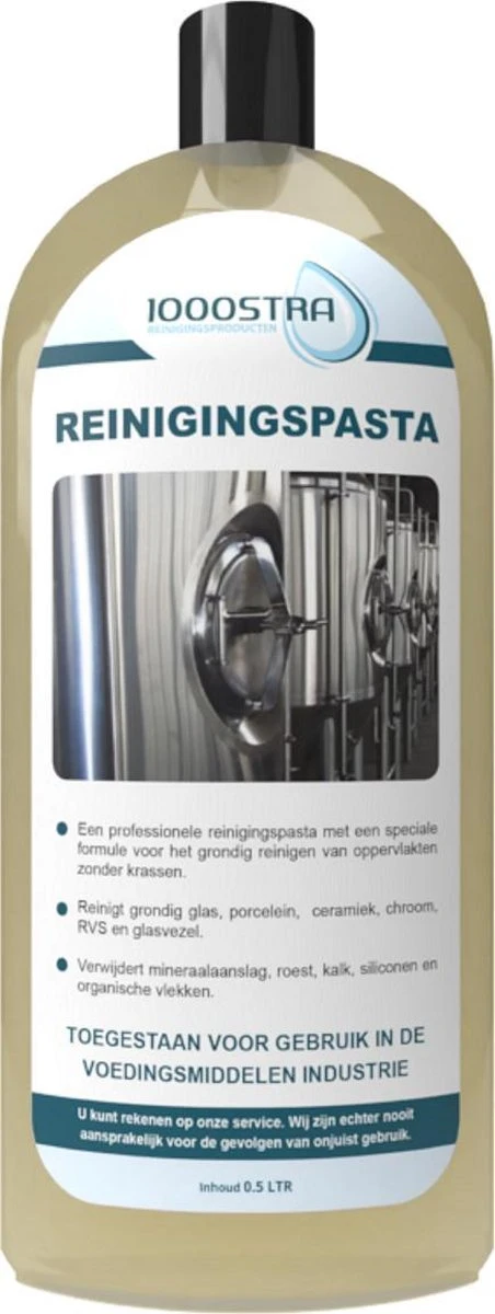 Pâte De Nettoyage (500 Ml) Pour Fenêtres Vieillies, Cabines De Douche, Acier Inoxydable Et Plastique. Pour Les Particuliers Et Les Entreprises. 3 Pâte De Nettoyage (500 Ml) Pour Fenêtres Vieillies, Cabines De Douche, Acier Inoxydable Et Plastique. Pour Les Particuliers Et Les Entreprises.