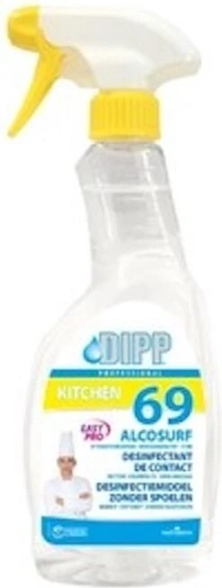 DIPP N°69 - NETTOYANT ET DESINFECTANT CUISINE ALCOSURF EASY PRO SPRAY 500ml