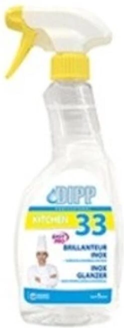 DIPP N°33 - GLANZER INOX/ACIER INOXYDABLE EASY PRO SPRAY 500ml